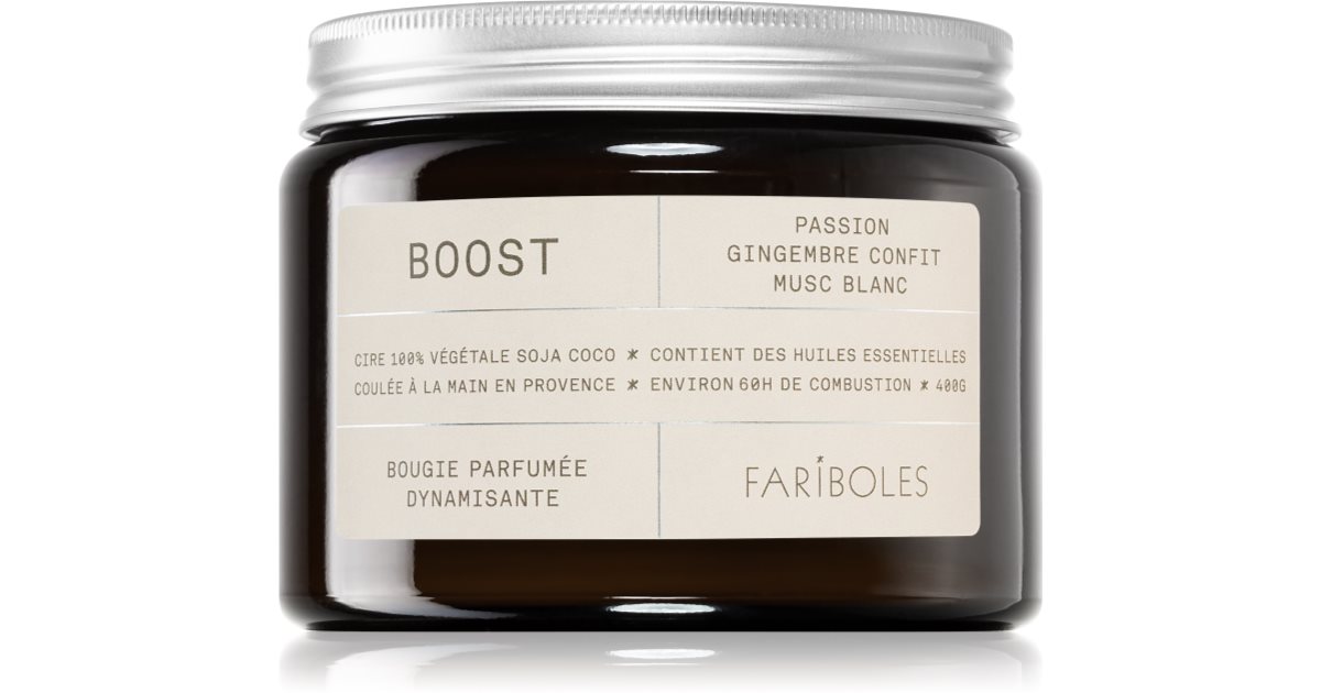 Faribole Bougie parfumée Green Boost 400 g