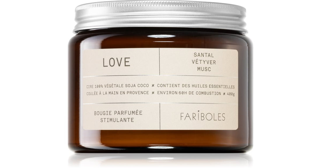 Bougie Faribole Amour Vert 400 g