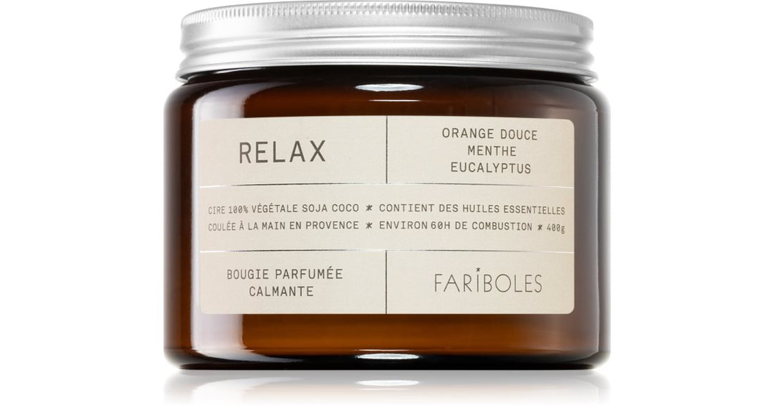 FARIBOLES Bougie Verte Relax 400 g