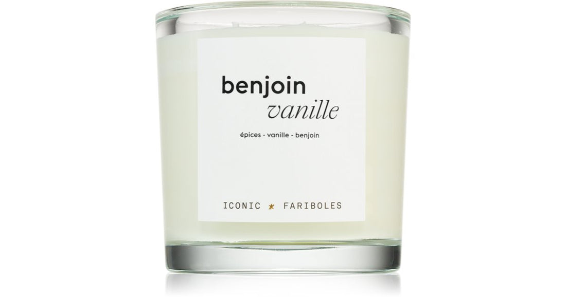 FARIBOLES Iconic Benzoin Vaniglia 400 g candela