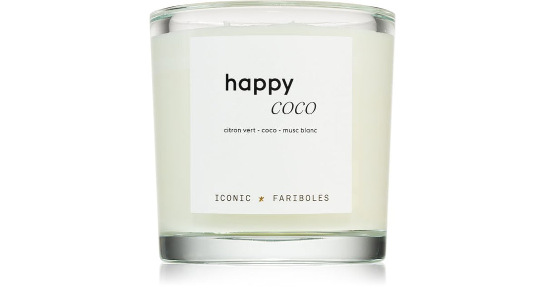 FARIBOLES Vela icónica Happy Coco 400g