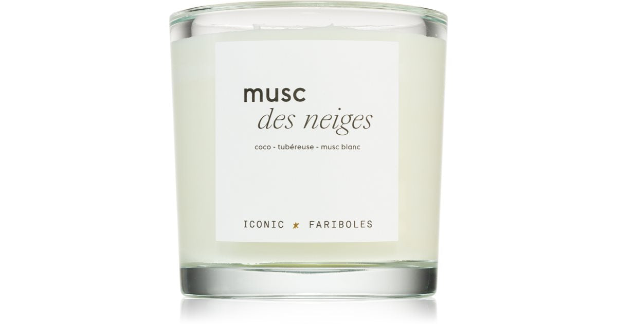 FARIBOLES Iconic Snow Musk 400g candle