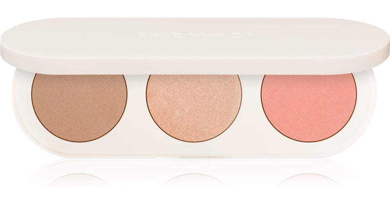 Farmasi 3-i-1 highlighter, bronzer og blush Peach Bite 13 g