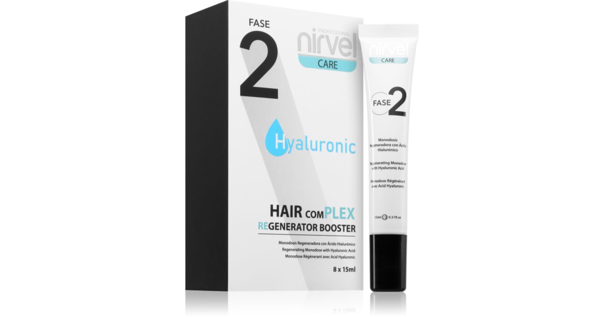 Nirvel Fase 2 trattamento rigenerante per capelli rovinati 8× 15 ml