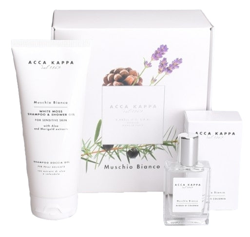 Acca Kappa White Moss Set (edc/30ml + g/doccia/200ml)