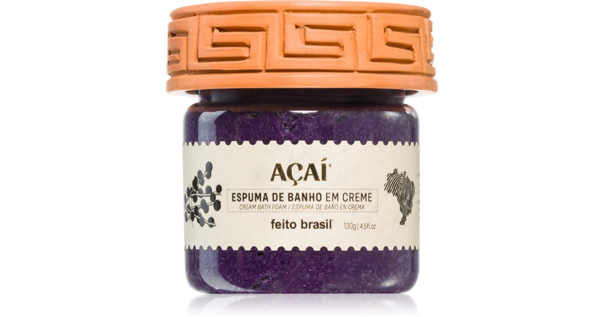 feito brasil Crème de douche Tigela De Acaí 130 g