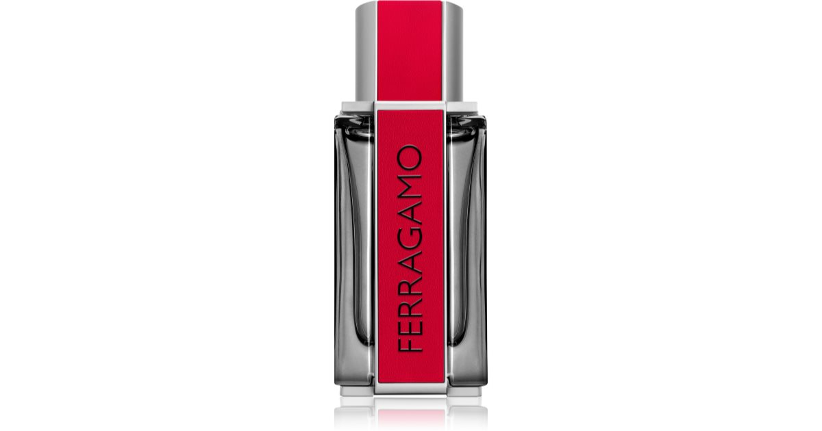 Ferragamo Red Leather Eau de Parfum per uomo 50 ml