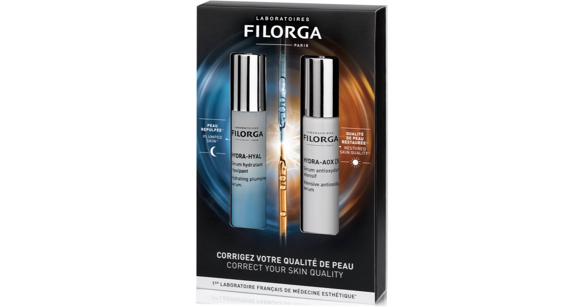 FILORGA DUO HYDRA-HYAL + HYDRA-AOX presentförpackning 2 st