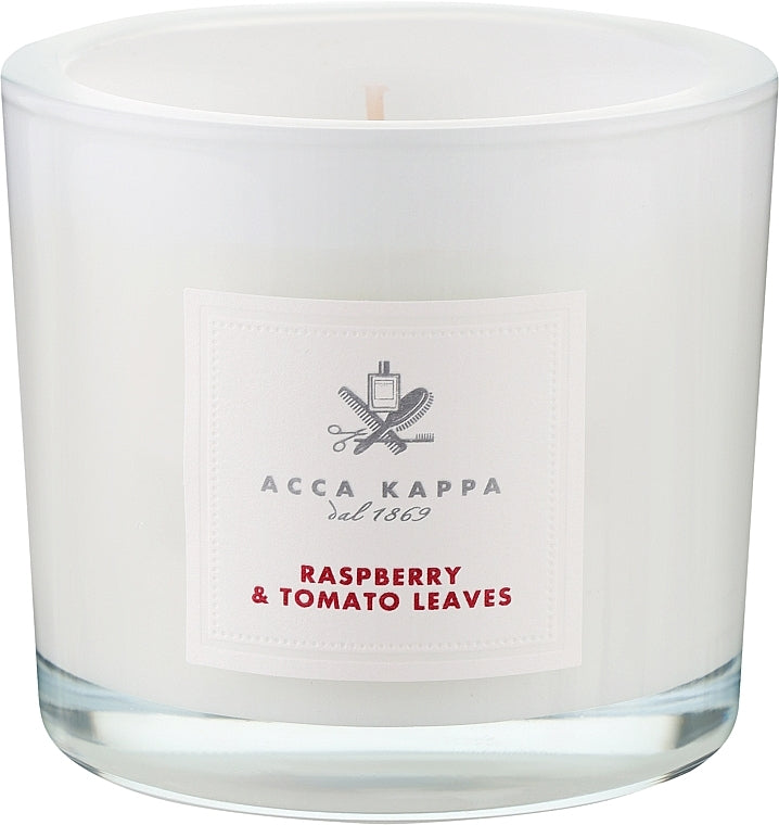 Candela profumata "Raspberry &amp; Tomato Candle" Acca Kappa Scented Candle 180 g