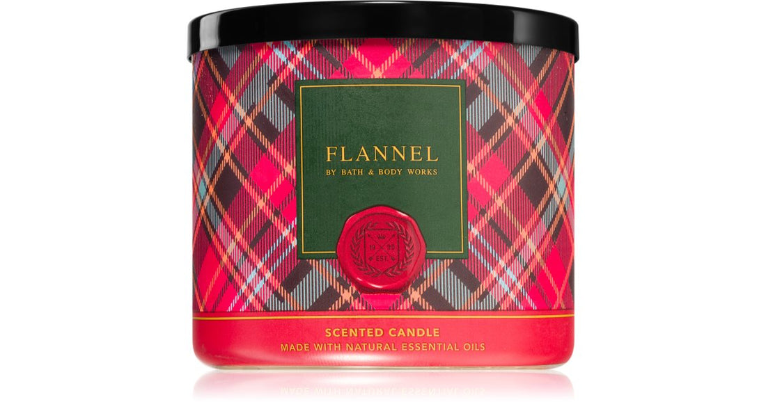 Bath &amp; Body Works Flannel candela profumata 411 g