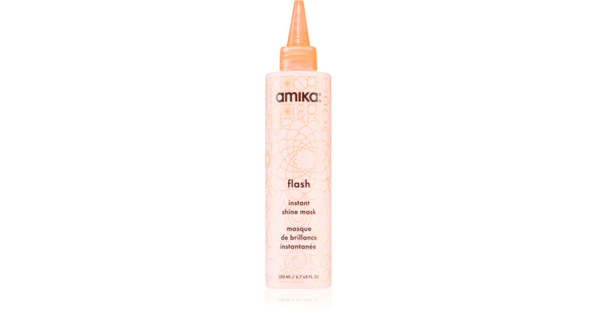 amika Flash maschera hidratant instantaneu pentru păr pentru toate tipurile de păr 200 ml 