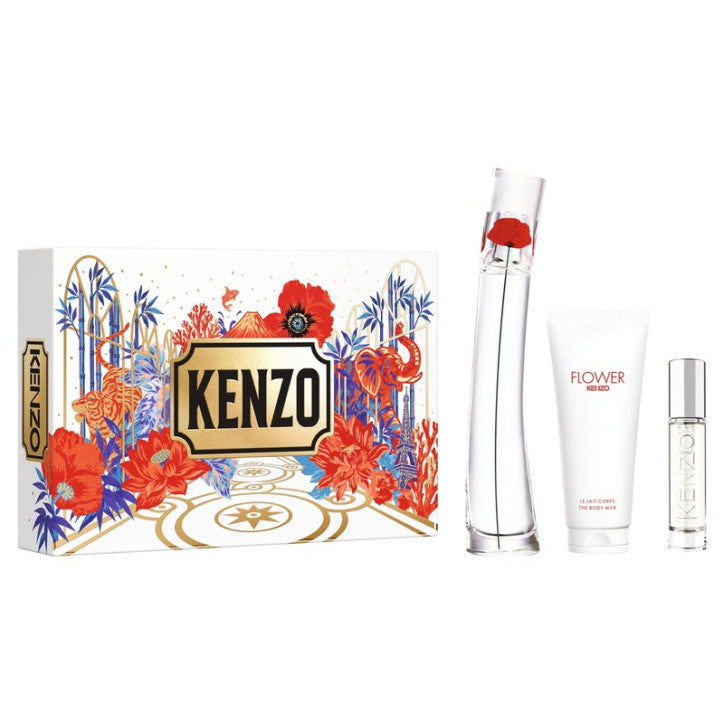 Kenzo Flower By Kenzo 3 pezzi — Cofanetto