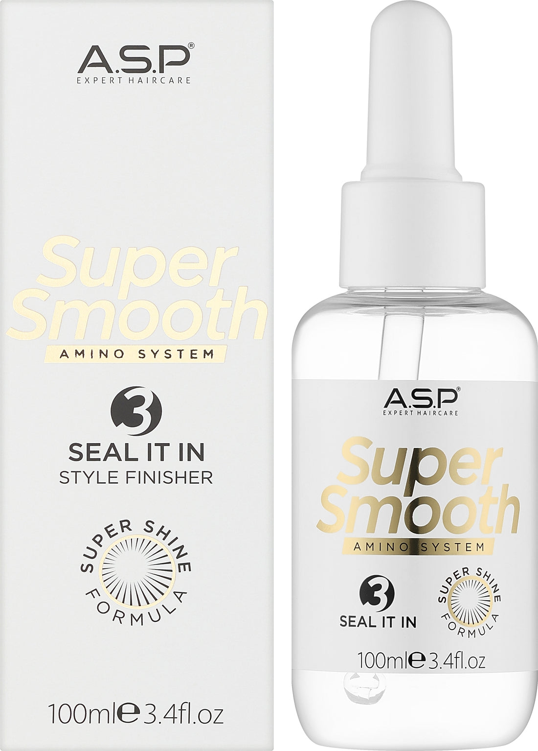 Olio per capelli Sigilla tutto nel sistema amino super liscio di ASP 100 ml