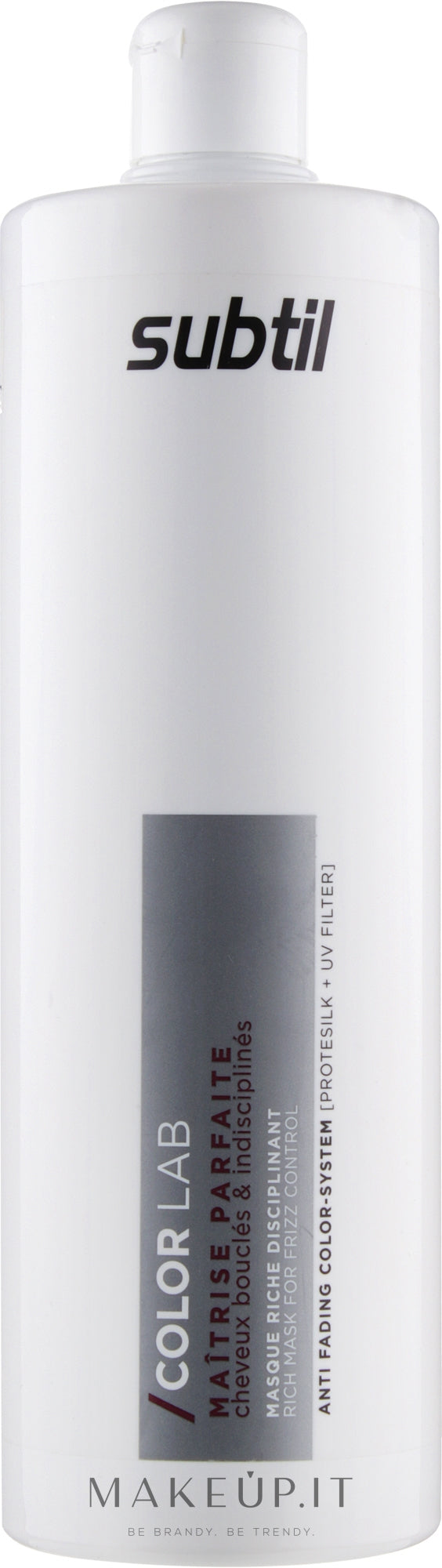 Maschera capelli Subtil Color Lab Perfect Frizz-Control Rich Mask 1000 ml