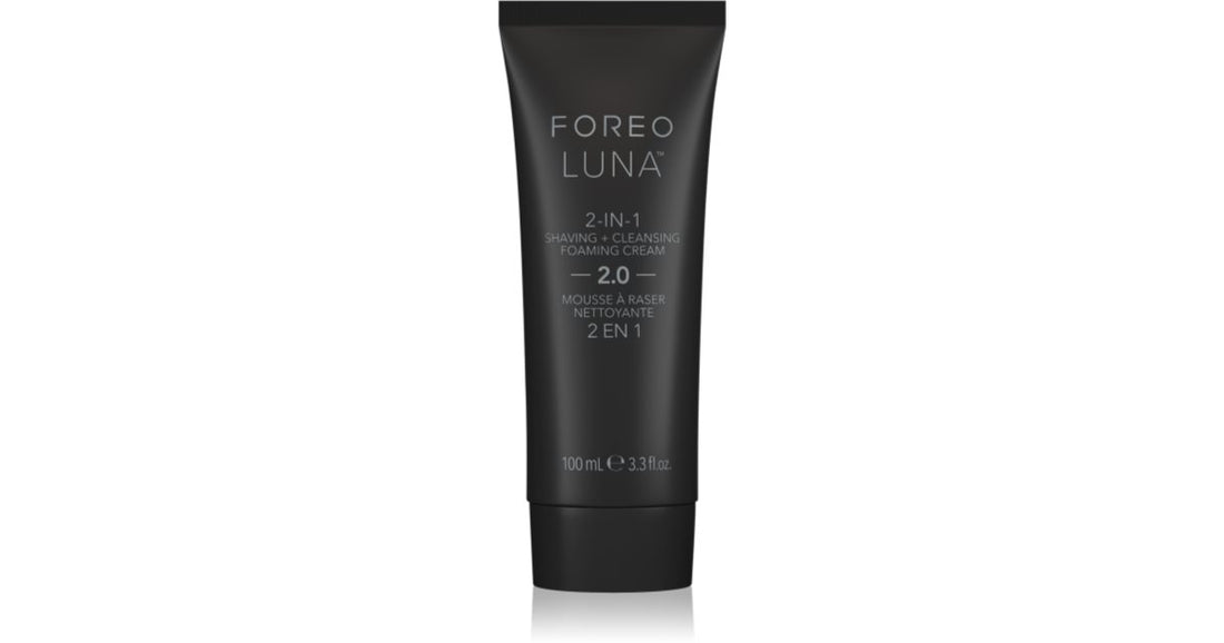 FOREO LUNA™ Crème à Raser 2en1 + Nettoyant Micro-Mousse pour homme 100 ml