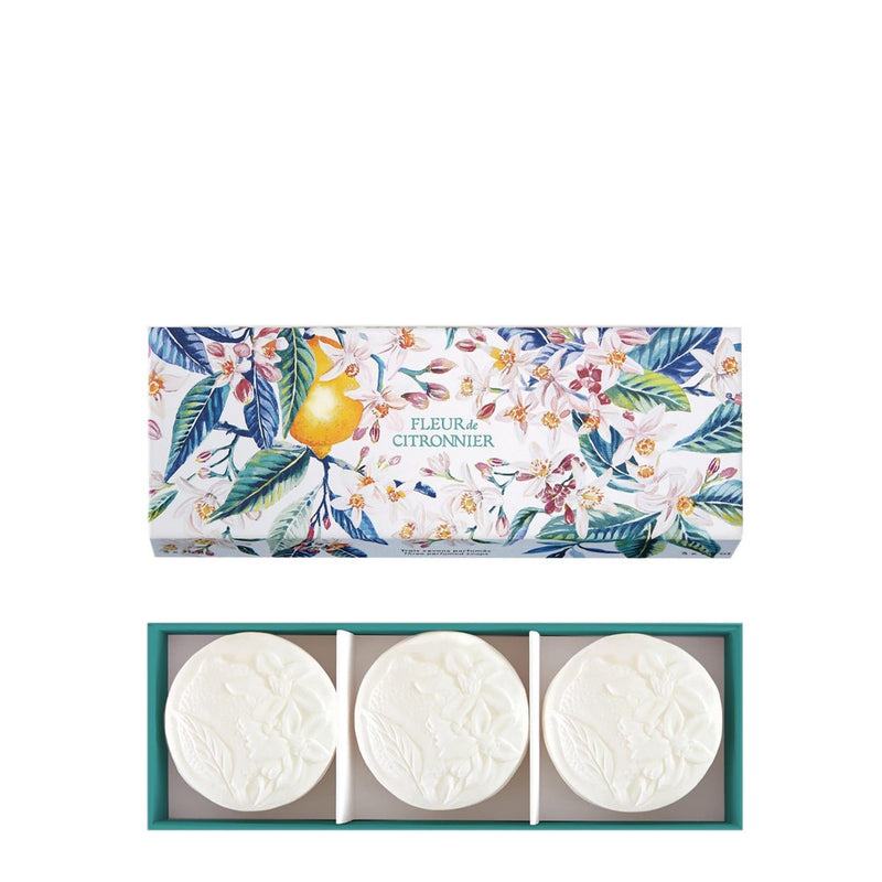Coffret cadeau Fragonard Lemon Blossom de 3 savons 