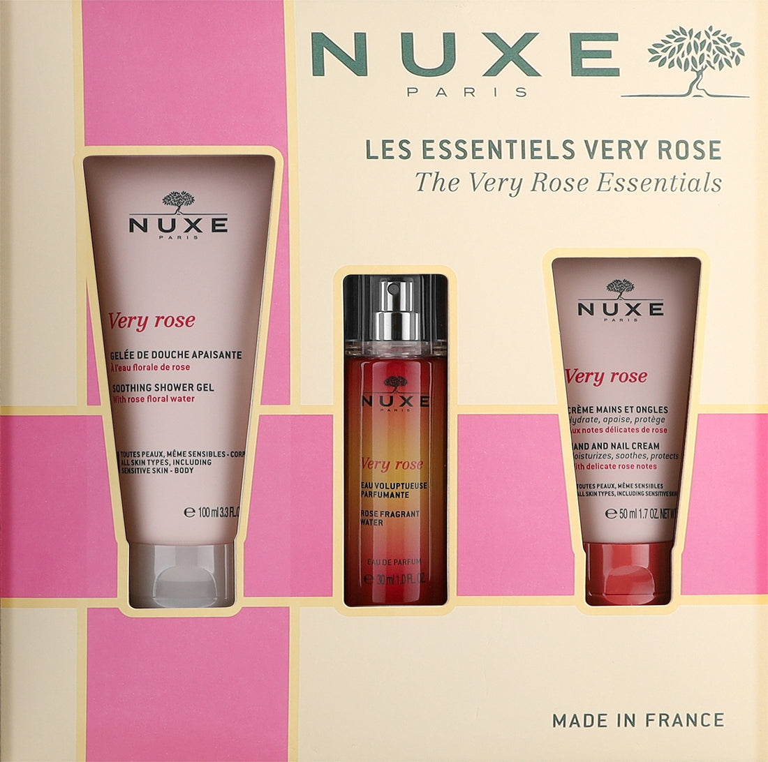 Nuxe Very Rose Set (edp/30ml + sh/gel/100ml + h/cr/50ml)