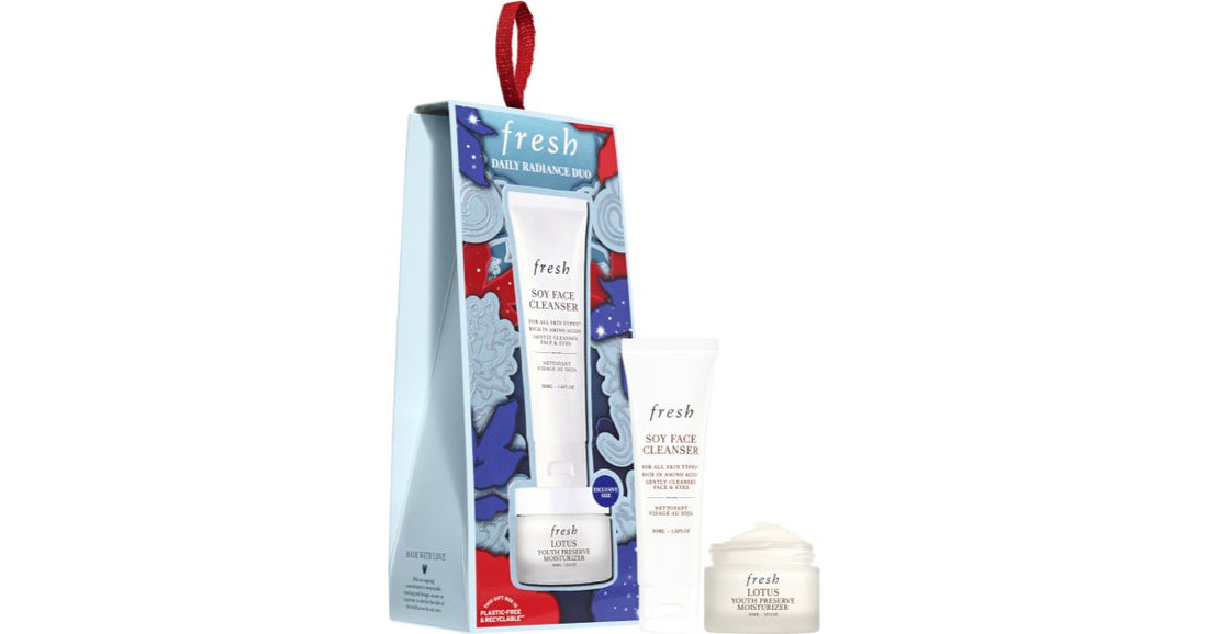 fresh Set de cuidado facial Lotus Daily Radiance Duo Fresh Soja