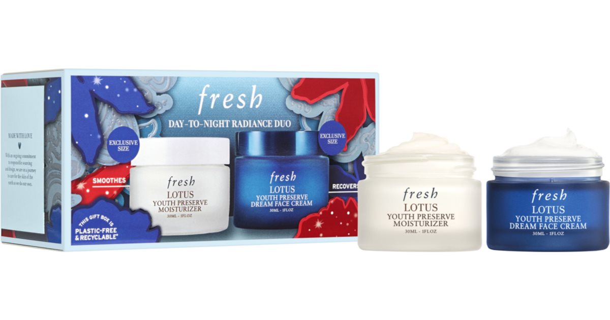 fresh Lotus Day to Night set per la cura del viso fresh Lotus Youth Preserve