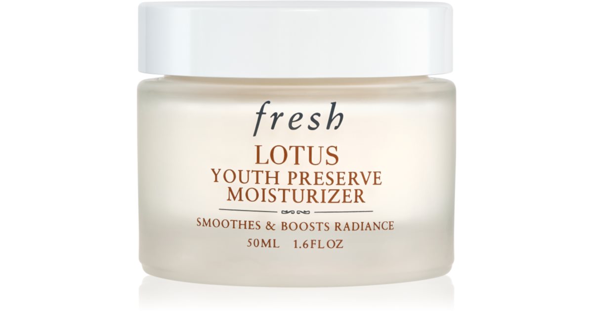 fresh Loto Youth Preservar crema hidratante iluminadora antiedad 50 ml