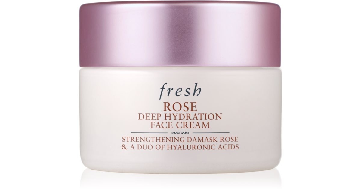 fresh Rose Deep Hydration Gezichtscrème met hyaluronzuur 50 ml