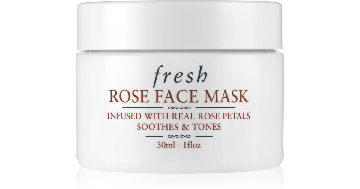 fresh Rose Maschera idratante viso di rosa 100 ml