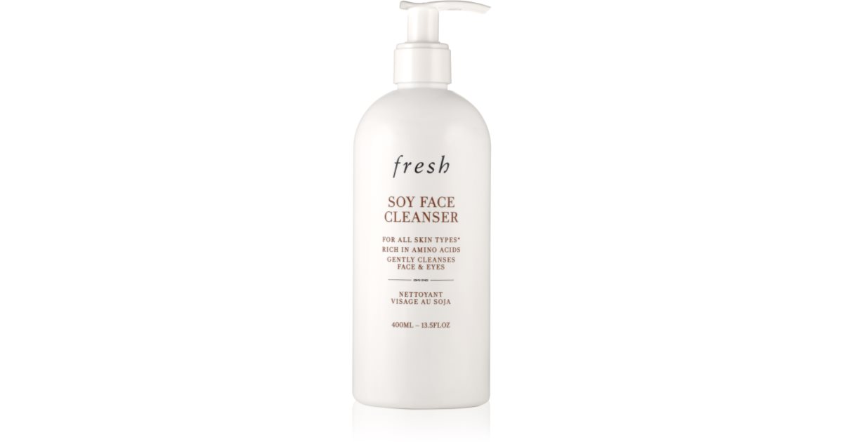 fresh Gel démaquillant nettoyant visage au soja 150 ml