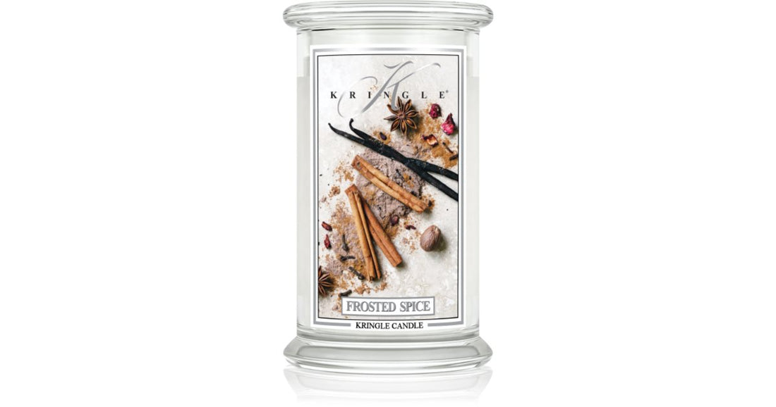 Kringle Candle Frosted Spices candela profumata 624 g