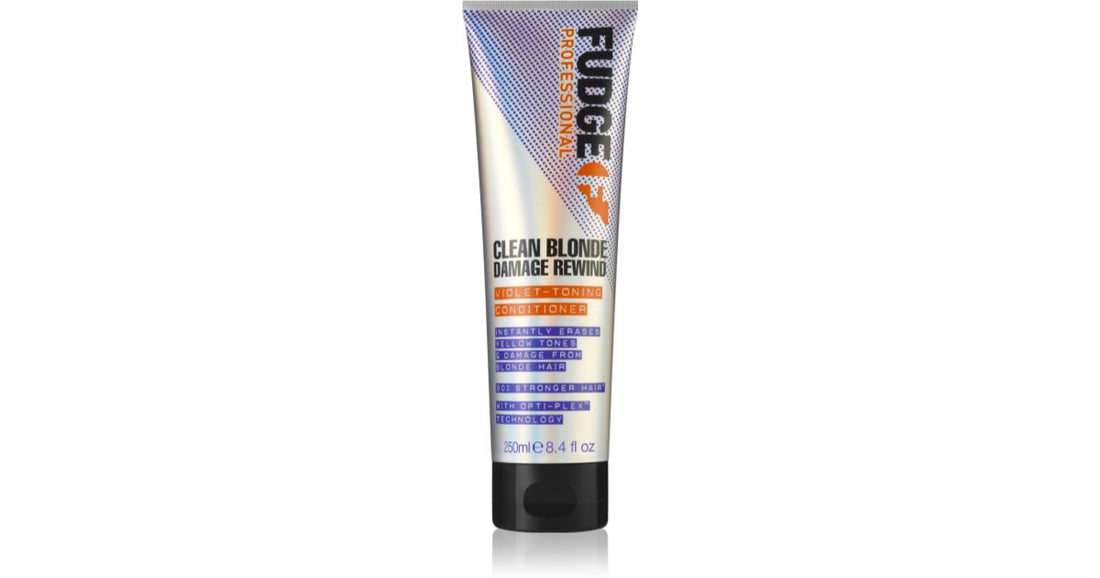 Fudge Clean Blonde Damage Rewind acondicionador coloreado para cabellos rubios 1000 ml