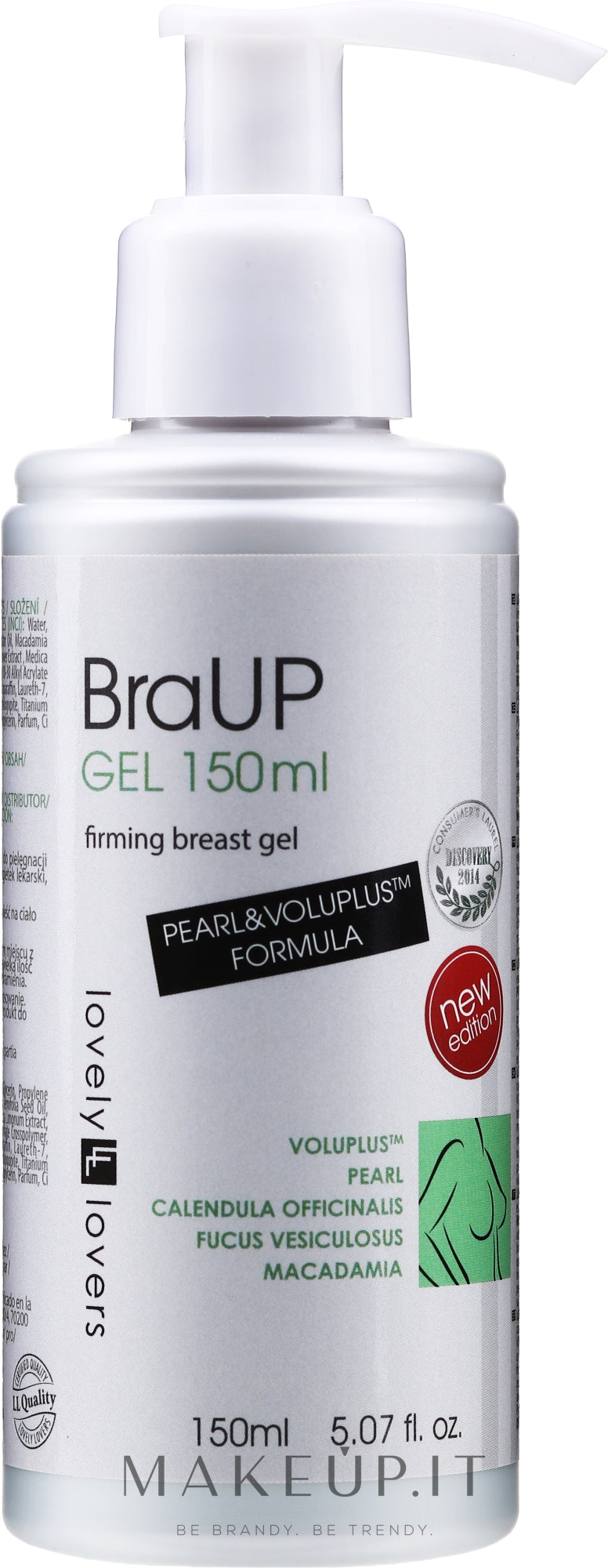 Gel rassodante seno Lovely Lovers BraUP Gel 150 ml