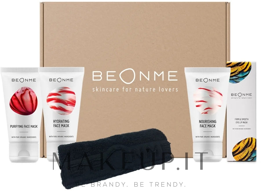 Set, 5 prodotti BeOnMe Skincare Party Masks Set