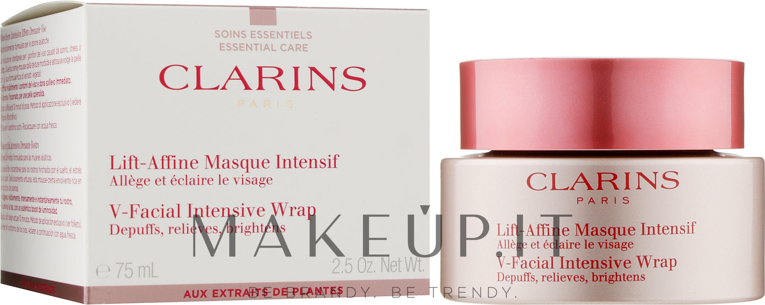 Maschera viso Clarins V-Facial Intensive Wrap 75 ml