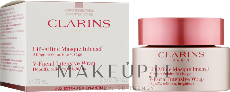 Maschera viso Clarins V-Facial Intensive Wrap 75 ml