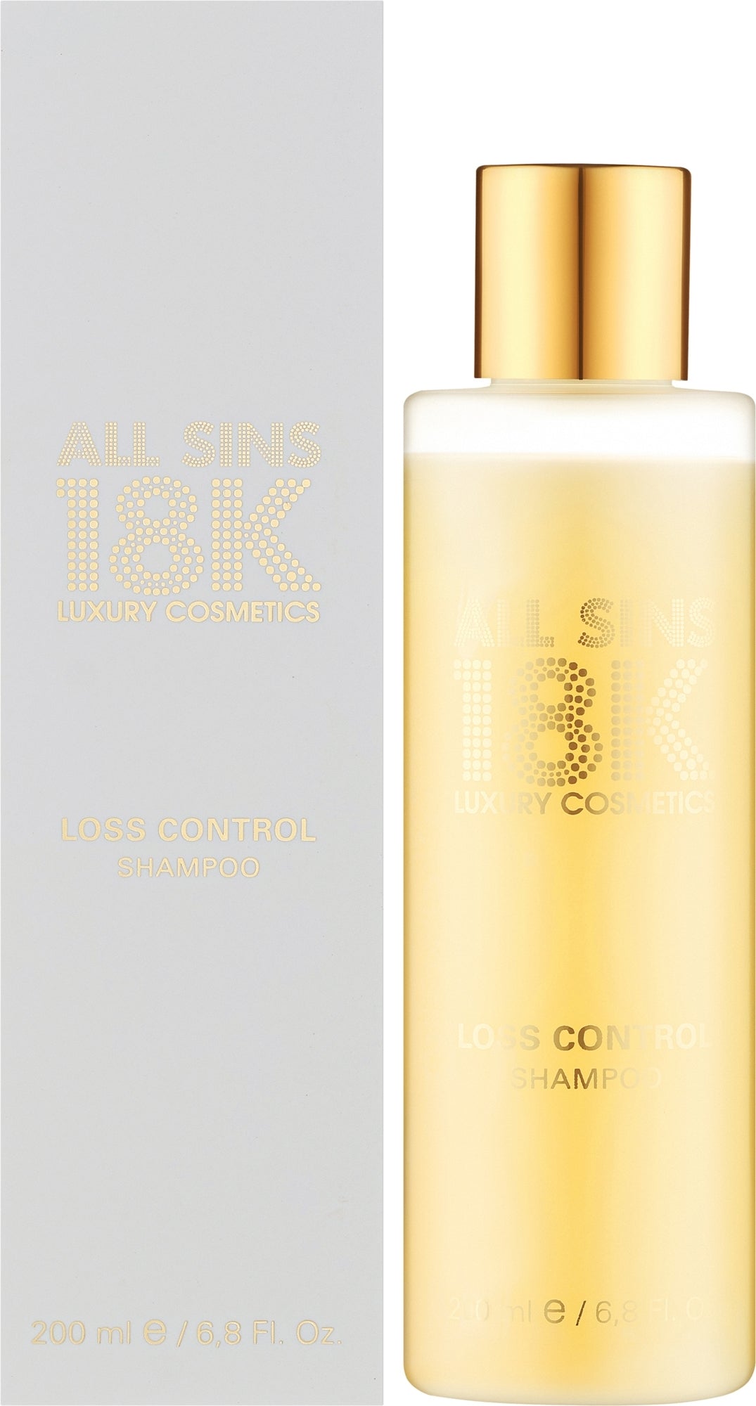 Shampoo anticaduta All Sins 18K Loss Control Shampoo 200 ml