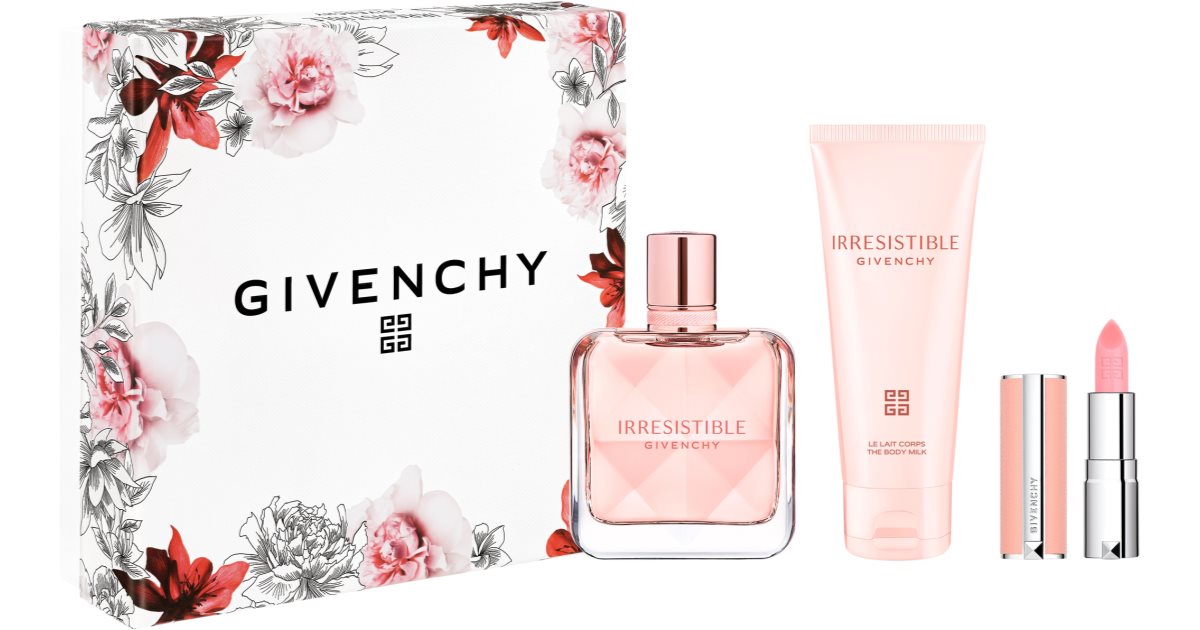 GIVENCHY Irrésistible EDP 50ML+B.LOTION 75 ML+ MINI LE ROUGE