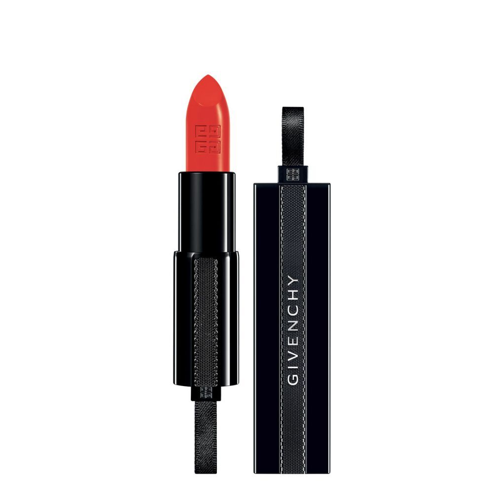 Givenchy Krémová rtěnka Rouge Interdit se saténovým povrchem 15 Orange Aderanaline 3,4 g