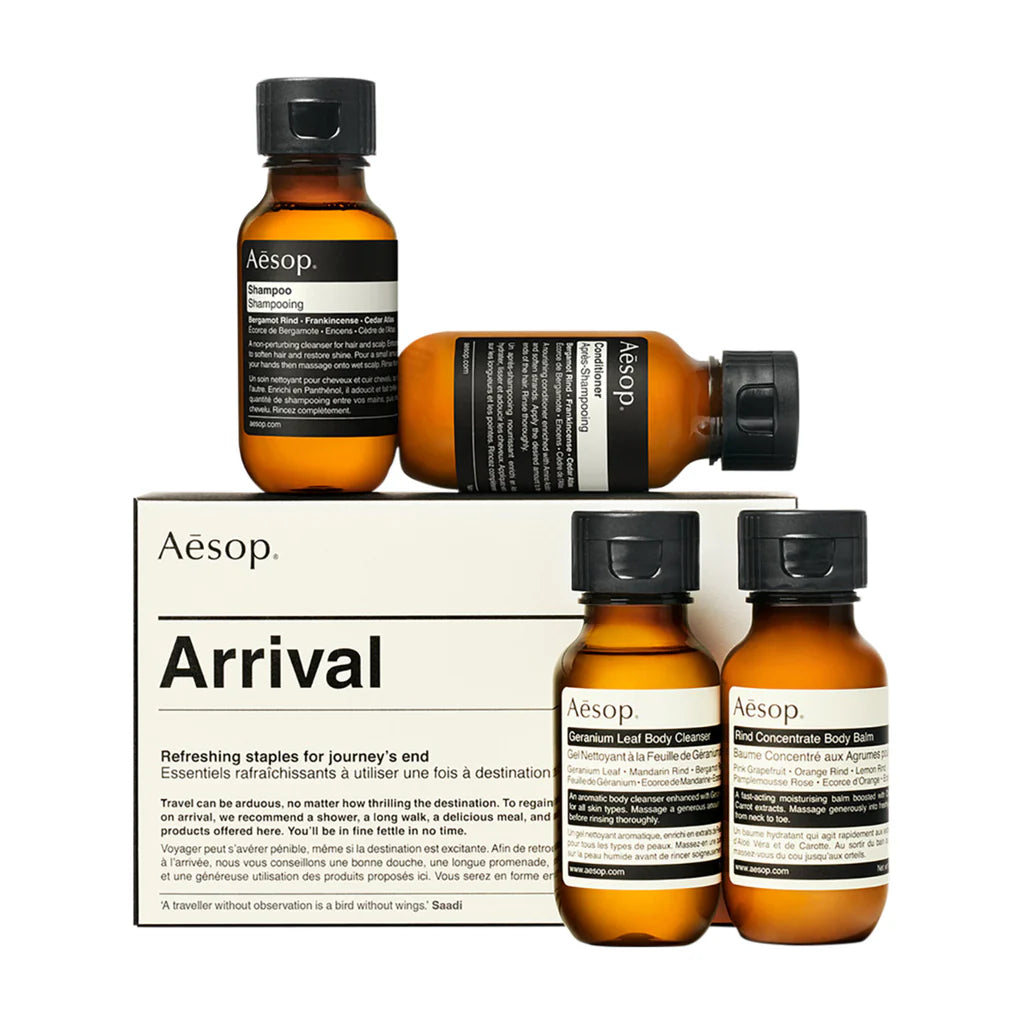 Kit de viaje para la llegada de Aesop 4x50ml