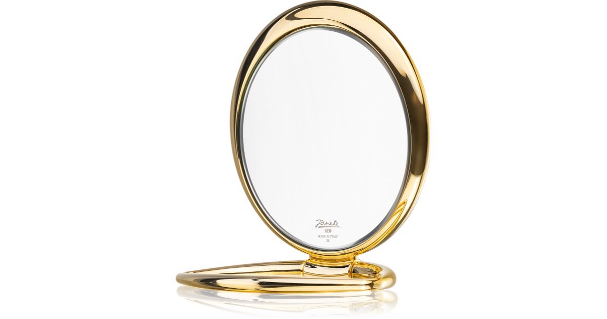Janeke Gold Line Table Double Specchietto Ø 130 mm — Specchio