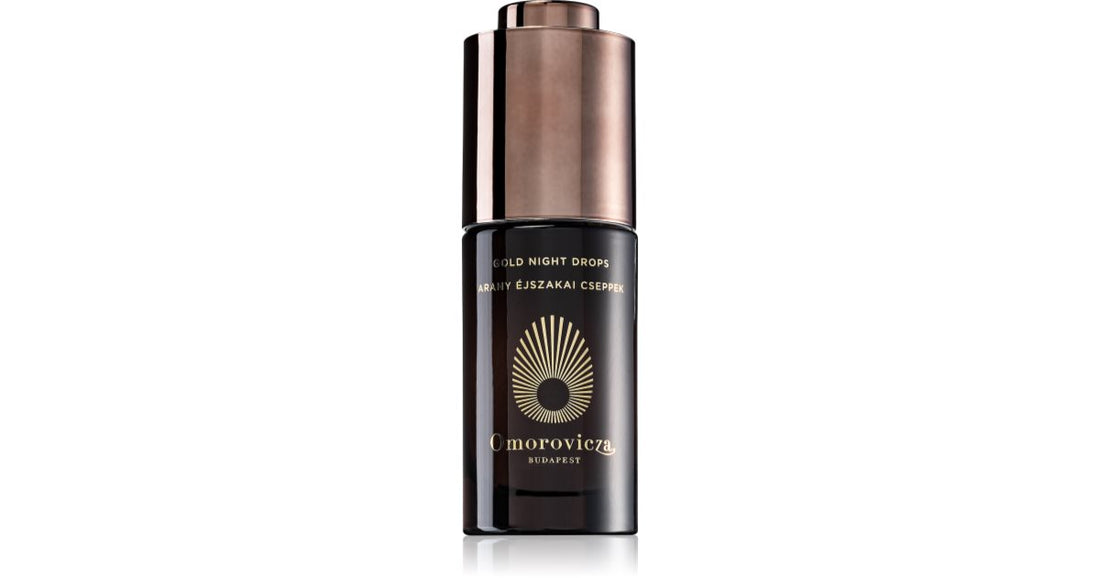 Omorovicza Gold Night Drops siero rigenerante viso con oro 30 ml