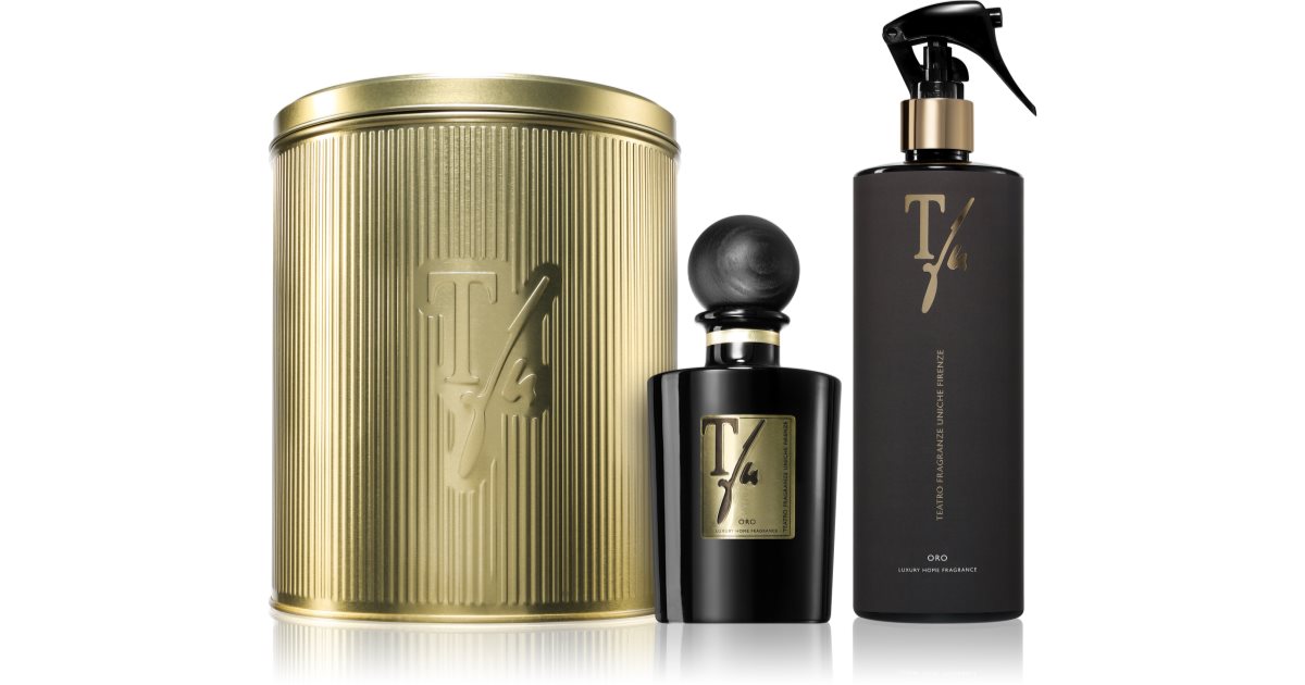 Teatro Fragranze Goldblechdose Gold Geschenkbox Blechdose