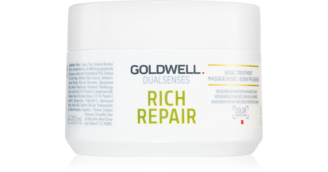 Goldwell Dualsenses Rich Repair maschera til skadet og tørt hår 500 ml