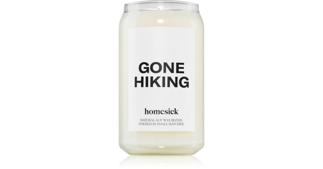 homesick Gone Hiking candela profumata 390 g