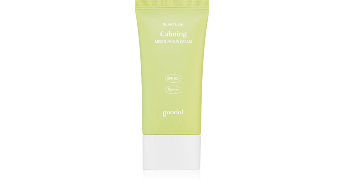 Goodal Heartleaf Crema calmanta, calmanta si protectoare SPF 50+ 50 ml