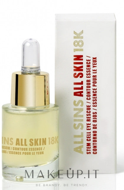 Essenza contorno occhi e labbra All Sins All Skin 18K Stem Cell Eye Rescue Essence 15 ml