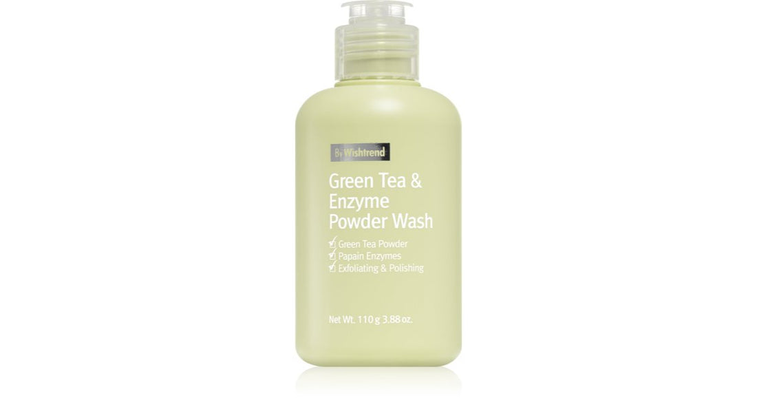 By Wishtrend Green Tea &amp; Enzyme polvere detergente delicata 110 g