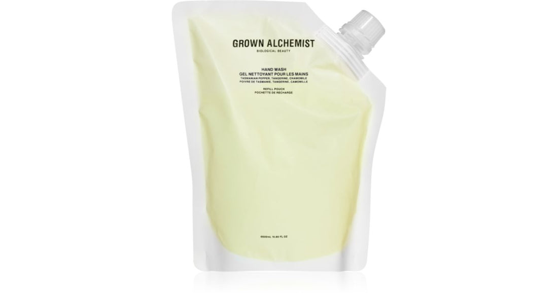 Grown Alchemist 태즈메이니아 페퍼, 만다린, 카모마일 액상 핸드 비누 리필 500 ml