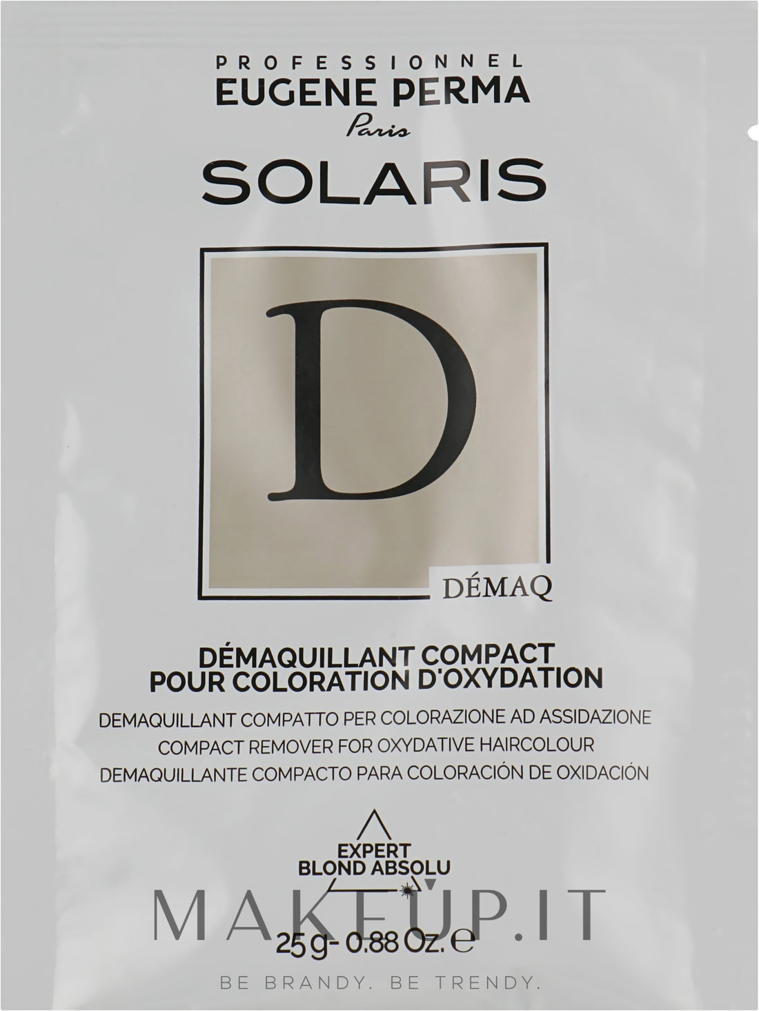 Polvere per rimuovere la tinta dai capelli Eugene Perma Solaris 12 x 25 g