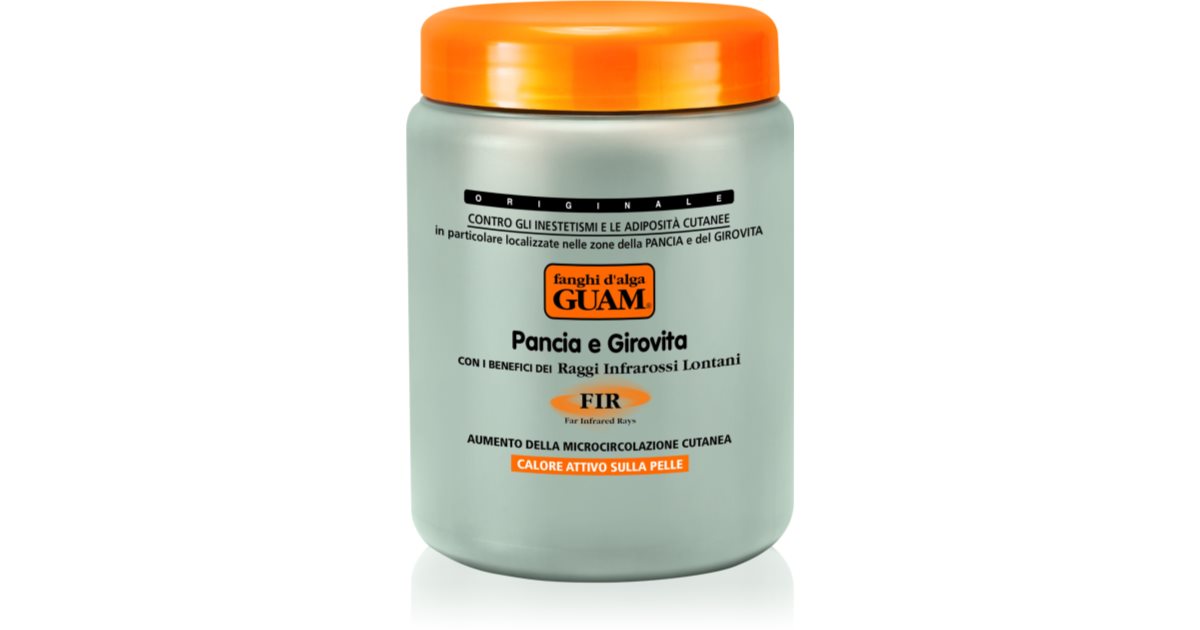 Guam Pack boue anti-cellulite ventre et taille 1000 g