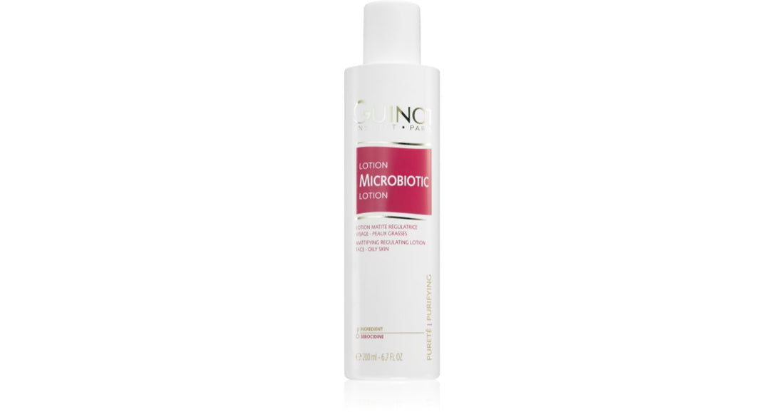 Guinot Microbiotic cleansing tonic lotion for the reduction of excess sebum and enlarged pores 200 ml