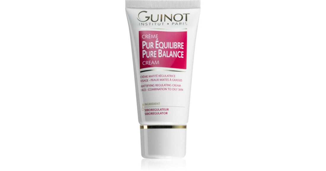 Guinot Pure Balance normaliserende crème voor de vette huid om de poriën te sluiten en een matte look te verkrijgen 50 ml